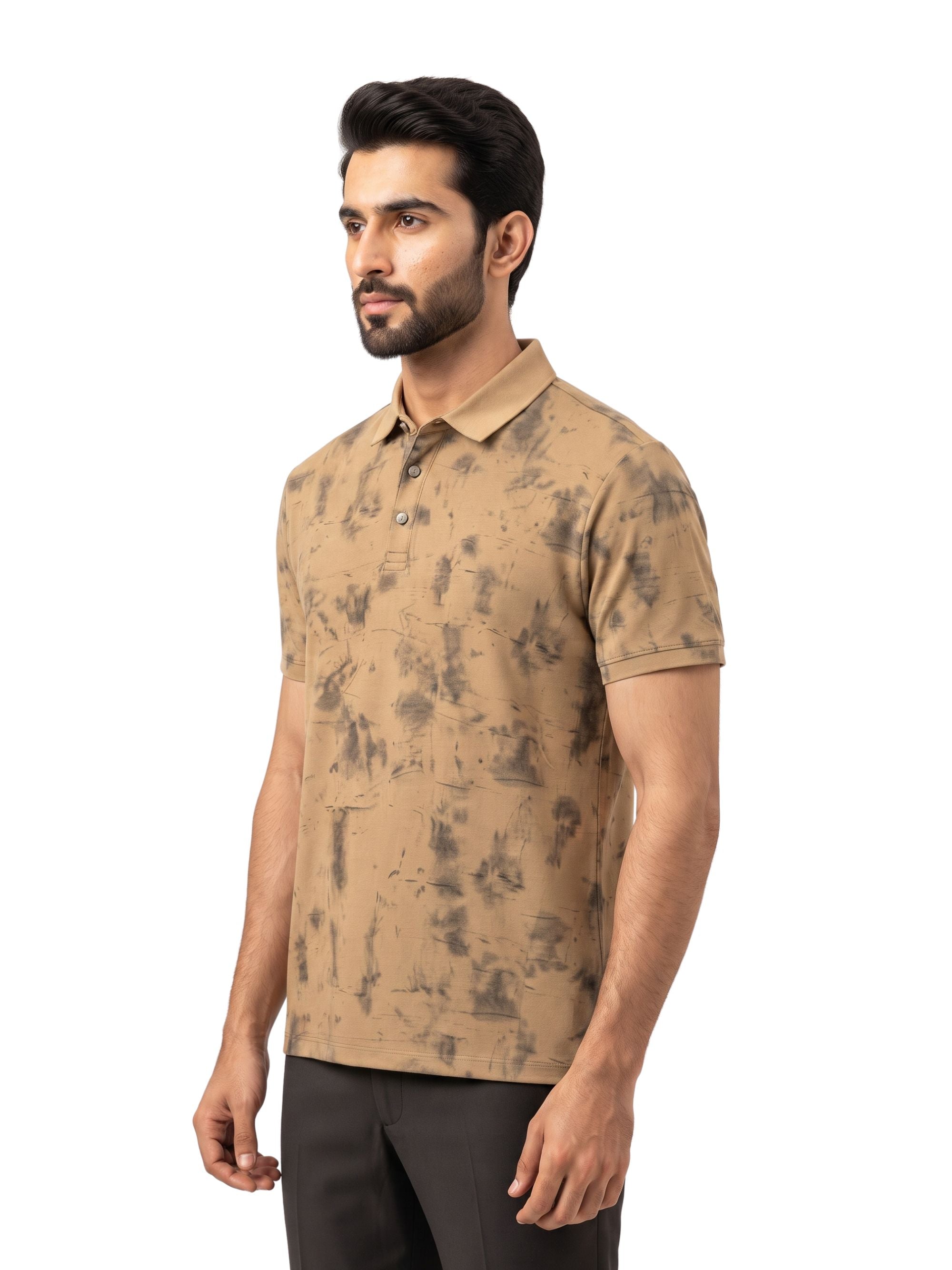 Tie-Dye Polo Shirt
