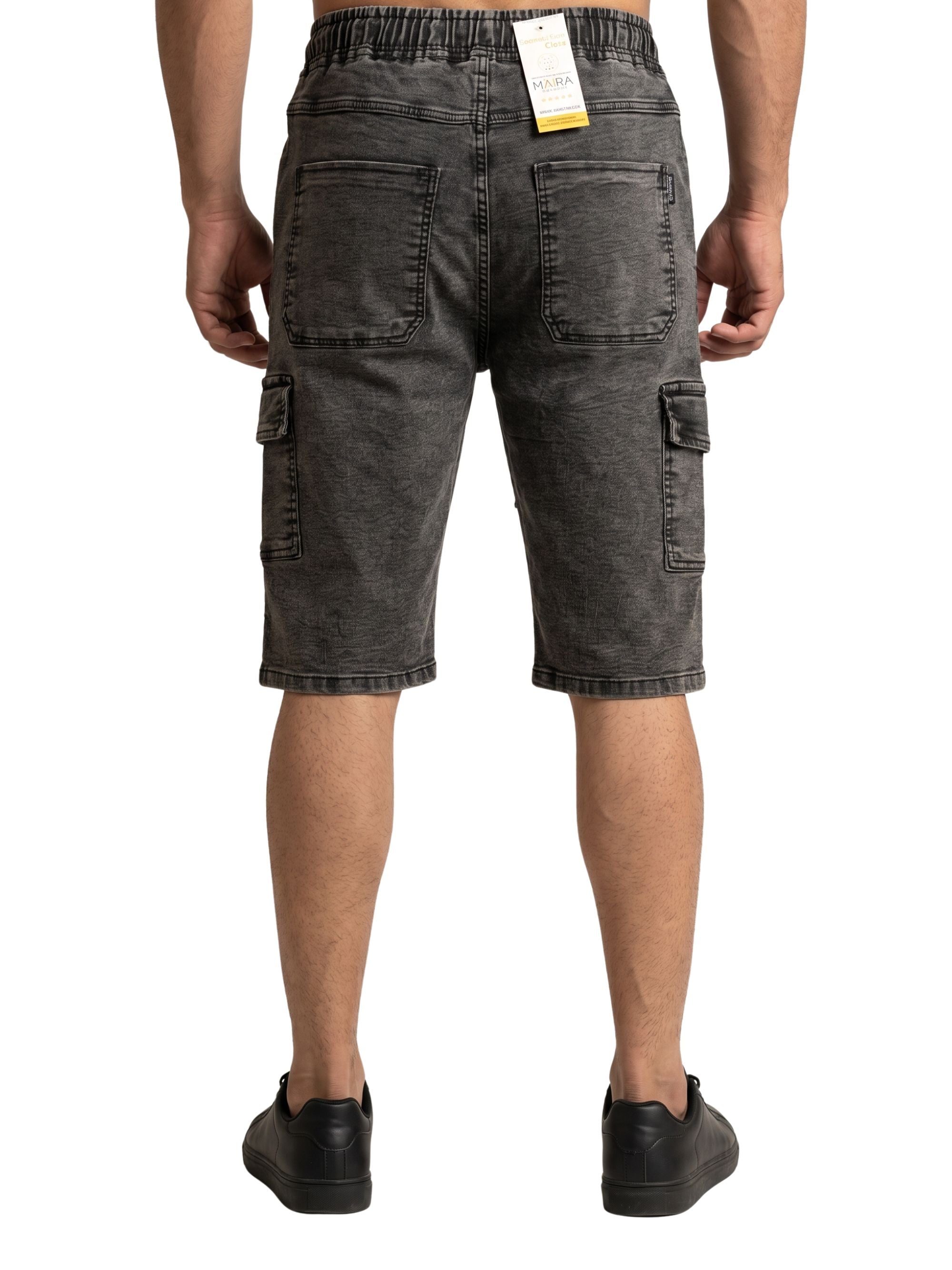 Denim Cargo Shorts