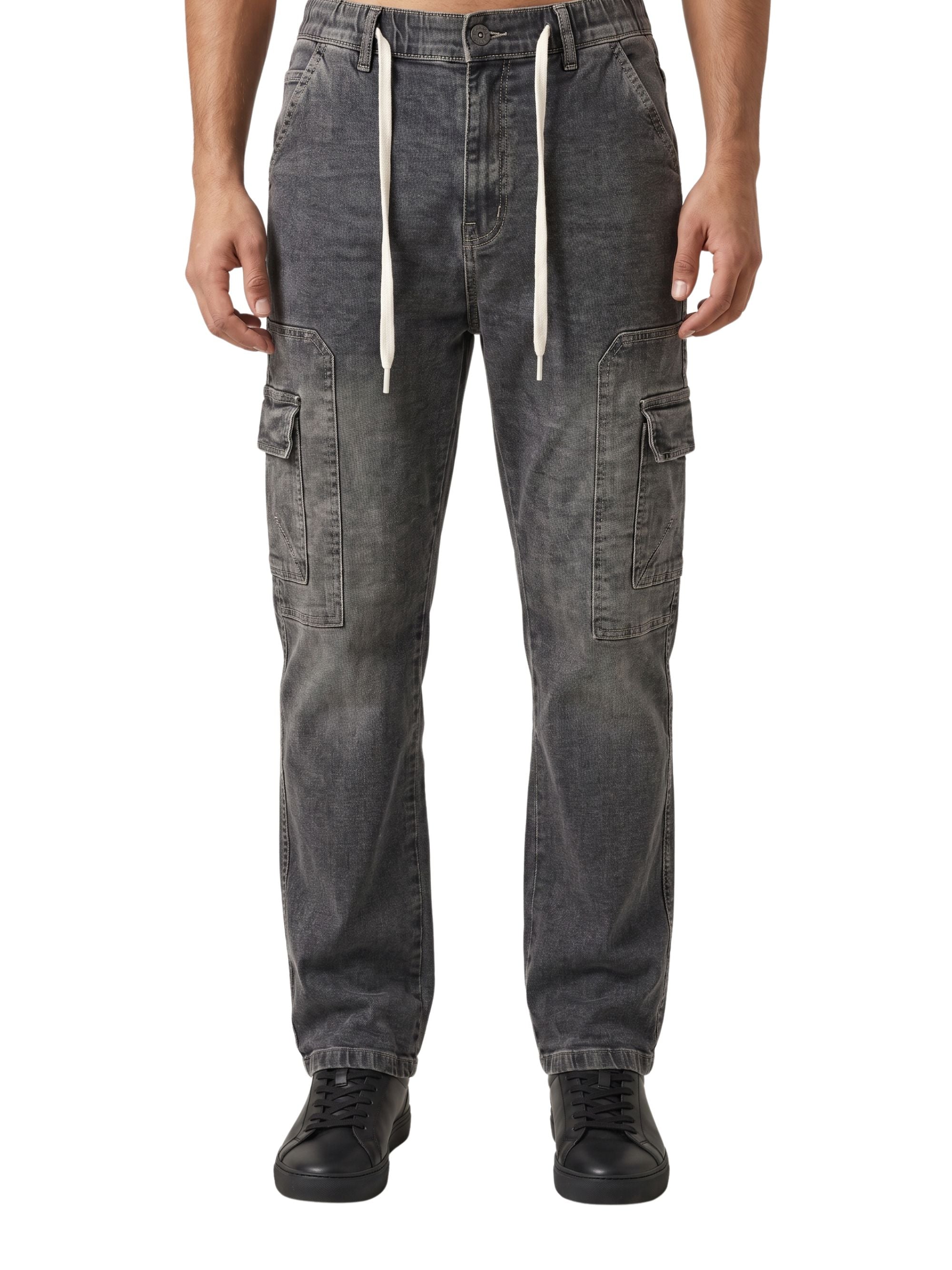 Denim Joggers Pants