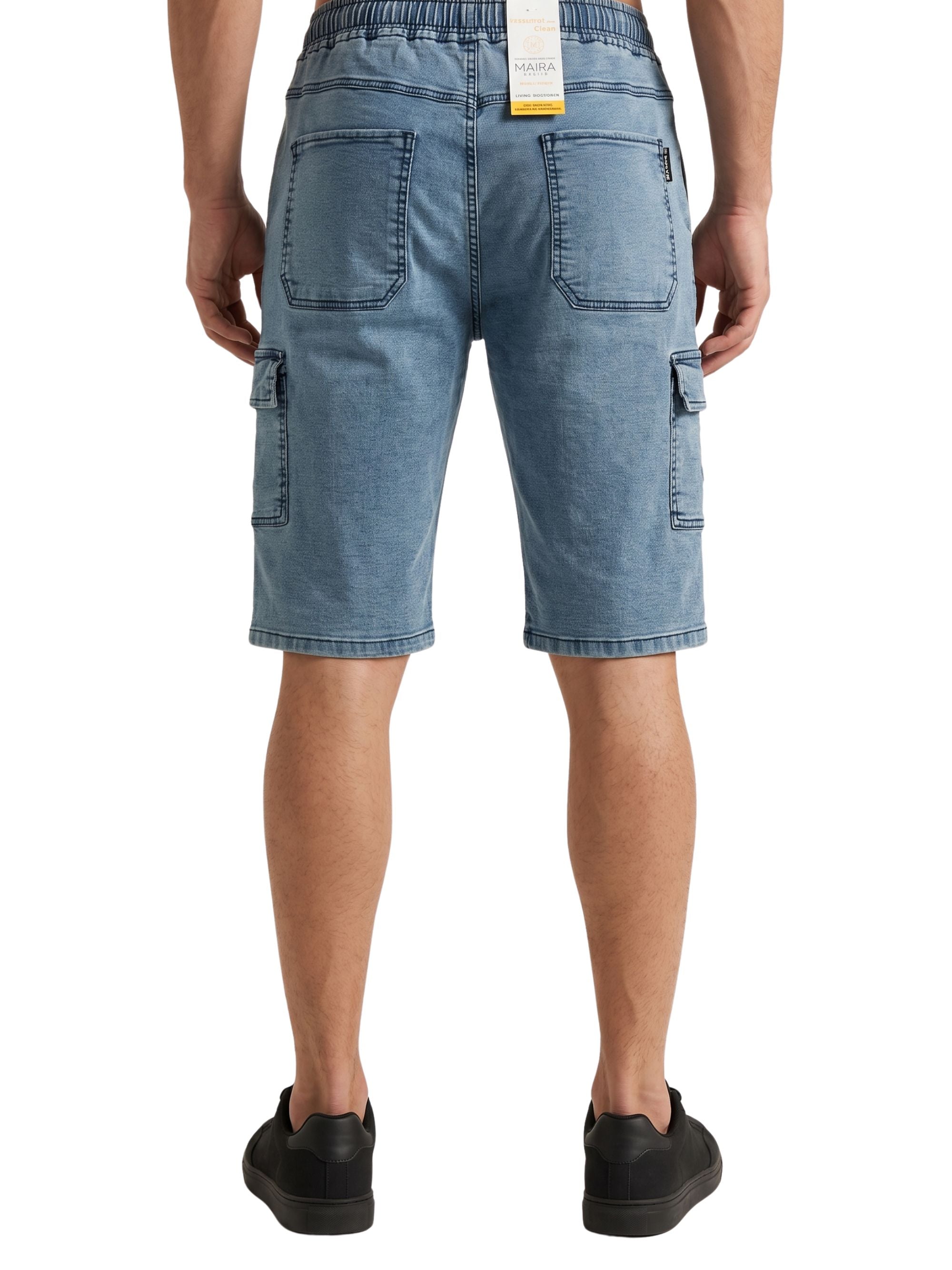 Denim Cargo Shorts