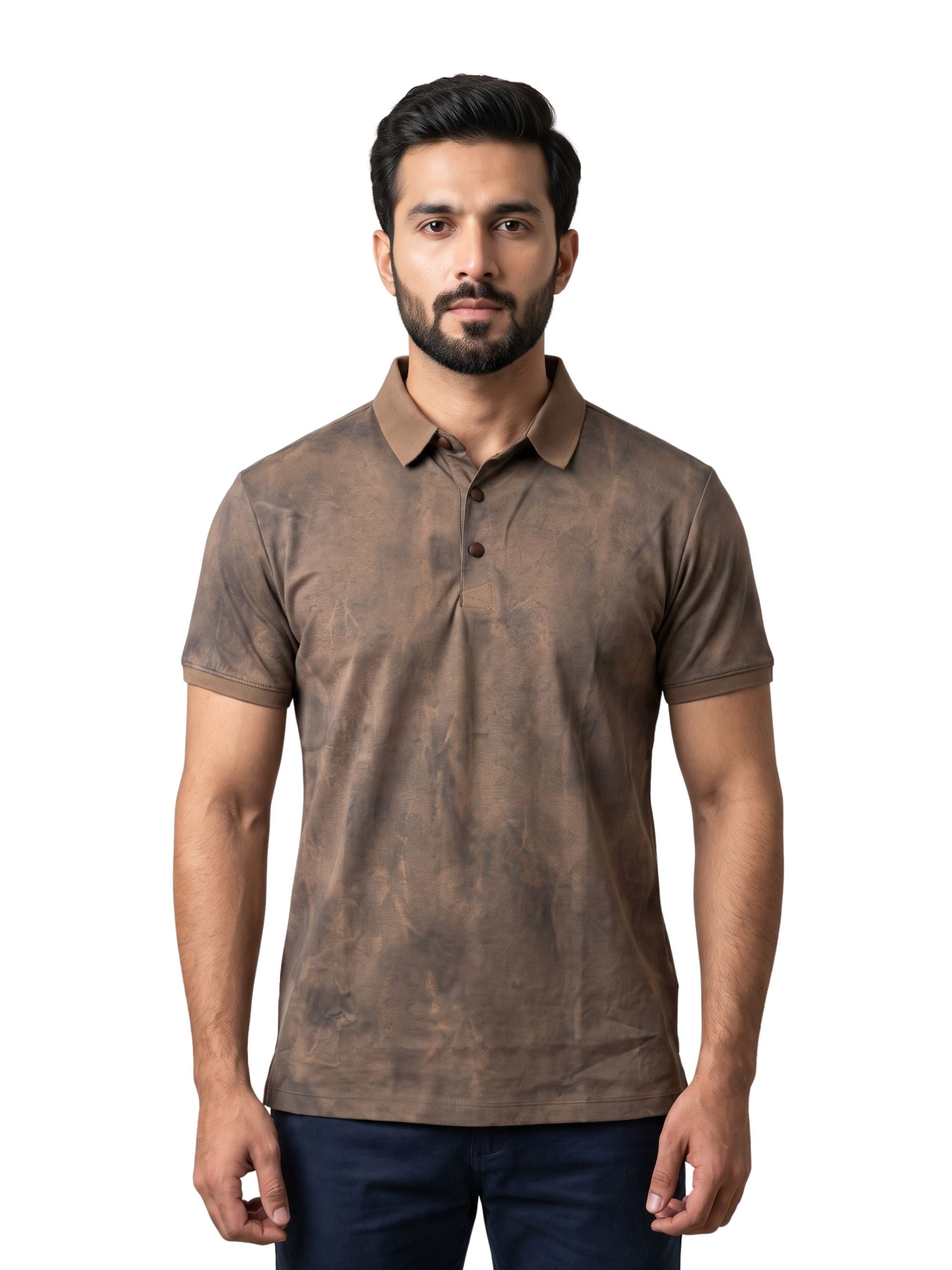 Tie-Dye Polo Shirt