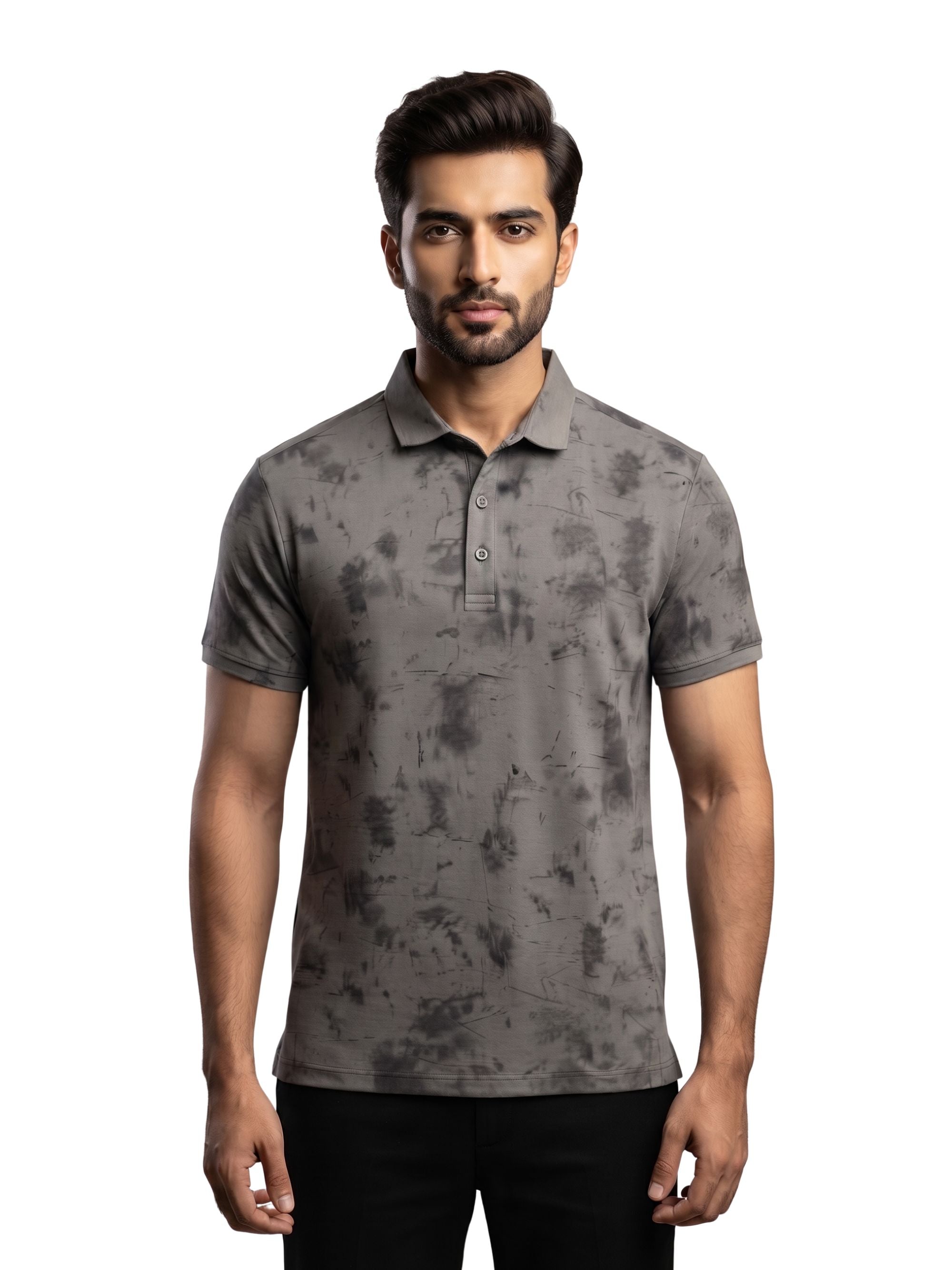 Tie-Dye Polo Shirt