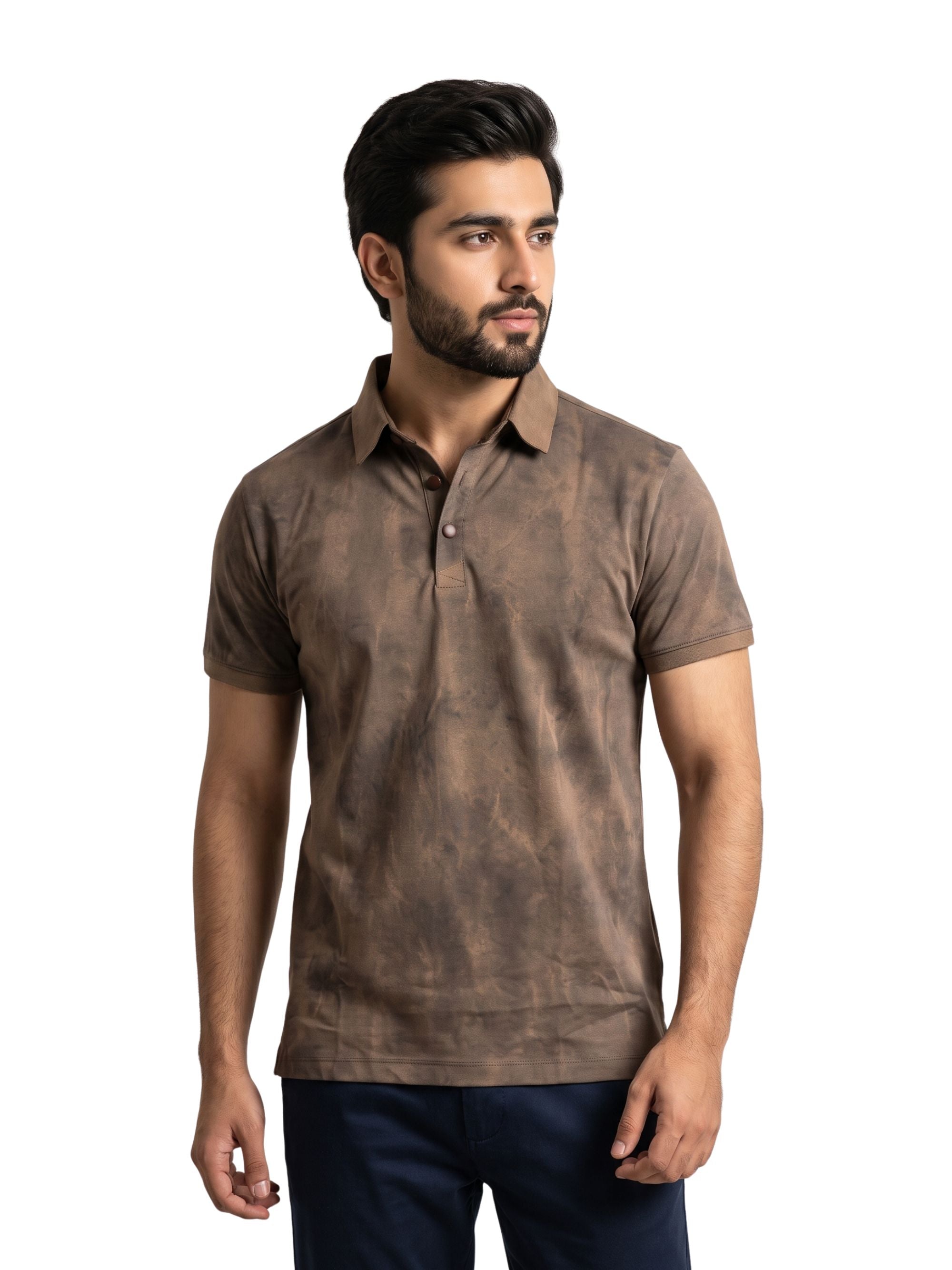 Tie-Dye Polo Shirt