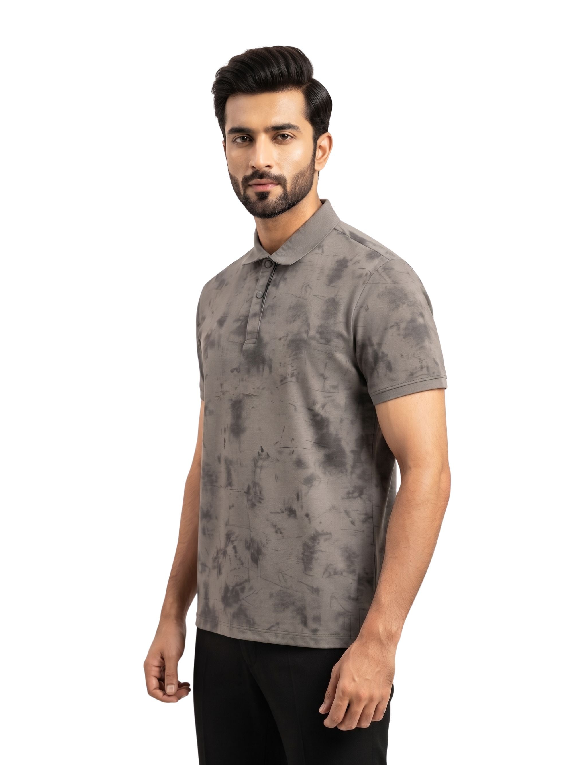Tie-Dye Polo Shirt