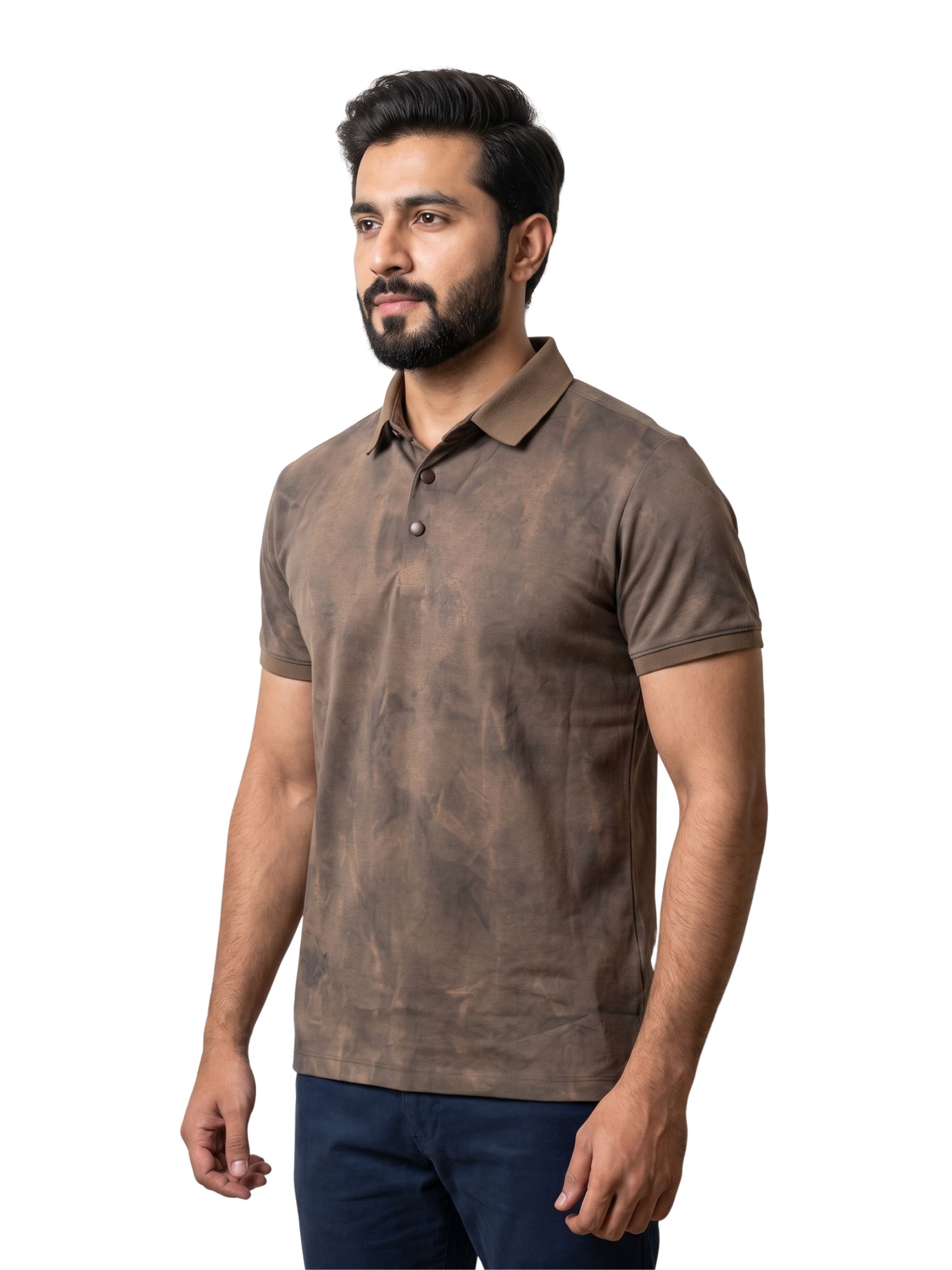 Tie-Dye Polo Shirt
